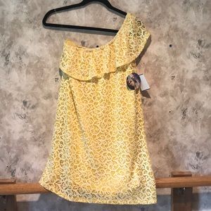 Off the Shoulder Yellow Dress